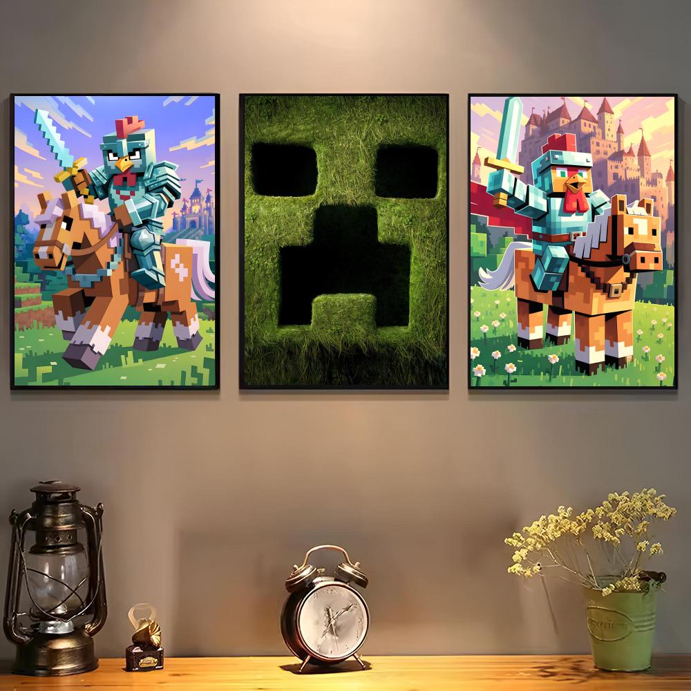 Art Craft Bar - Oyun Mine-c-crafts Posteri Kendinden yapışkanlı Sanat