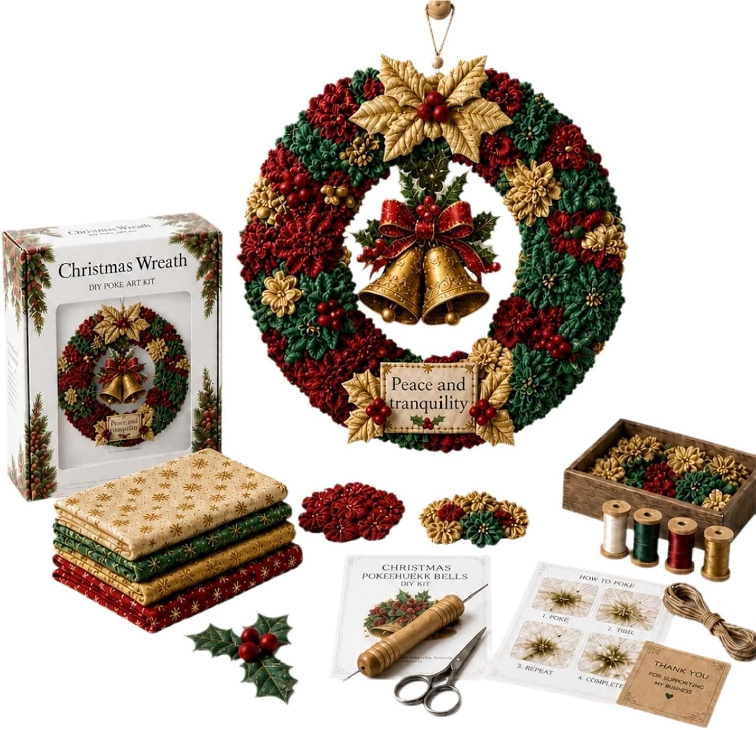 2026 3D Kumaşla Yapılan Çelenk - Art Craft Kit incelemesi ve fiyatı
