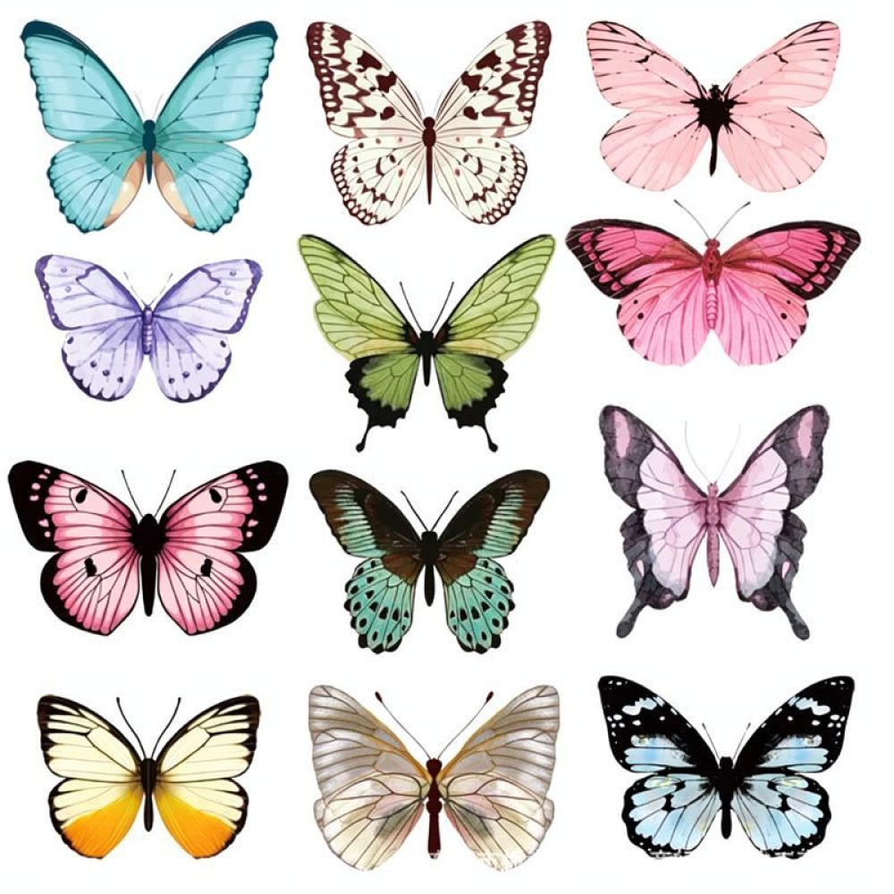 Yapay Kelebek PVC Duvar Sticke - Art And Craft For Nursery incelemesi ve fiyatı
