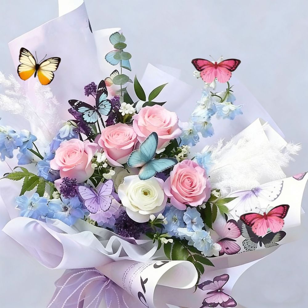 Yapay Kelebek PVC Duvar Sticke - Art And Craft For Nursery incelemesi ve fiyatı
