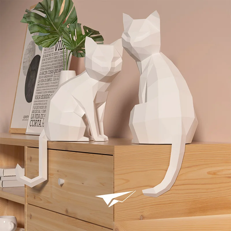 1 Çift Aşıklar Kedi Hayvan Dek - Art Craft Cardboard incelemesi ve fiyatı