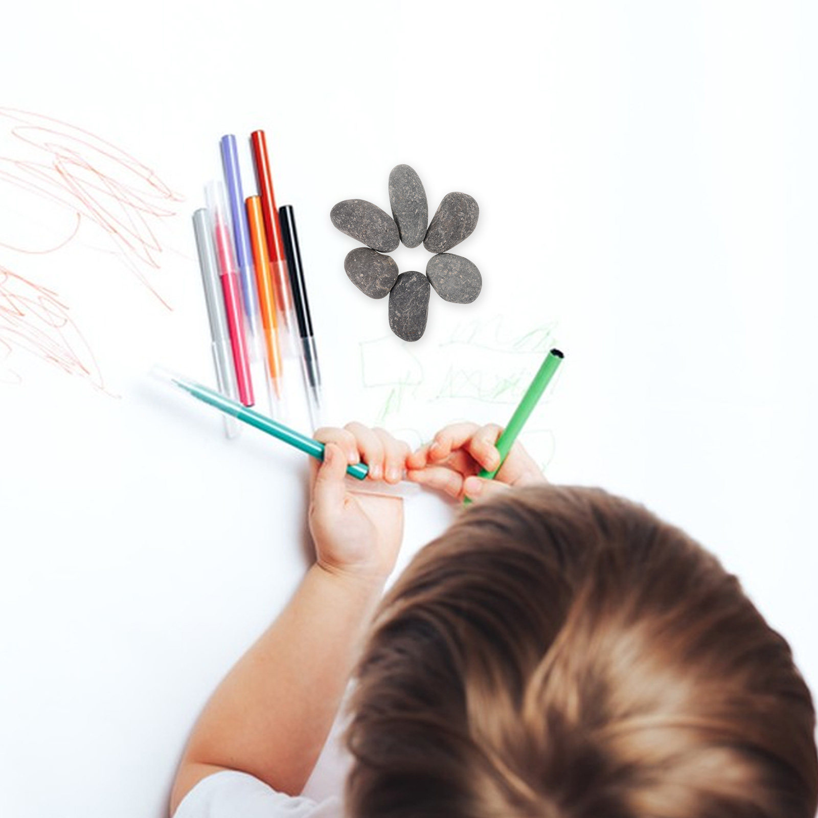 6 Adet Doğal Pürüzsüz Yüzeyli  - Art And Craft For Nursery incelemesi ve fiyatı